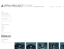 Tablet Screenshot of ippinproject.com